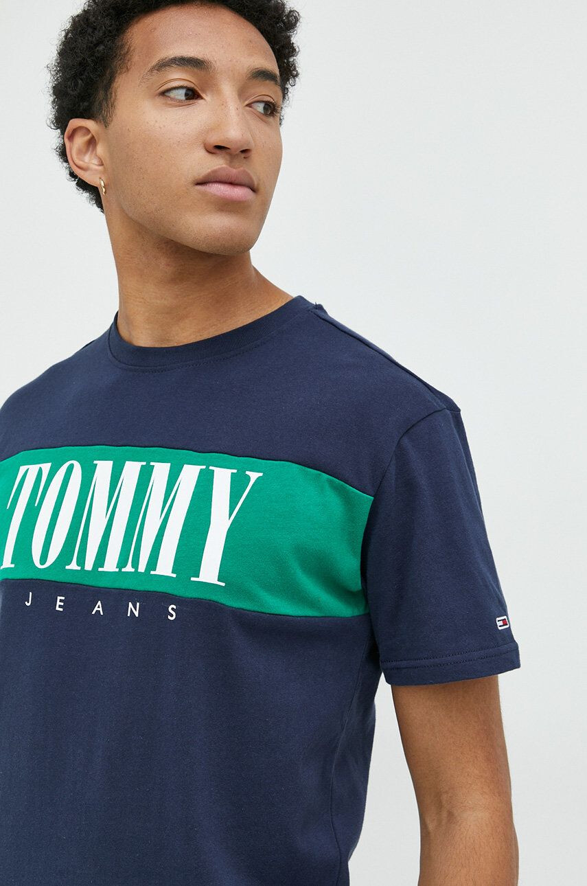 Tommy Jeans Bombažna kratka majica - Pepit.si