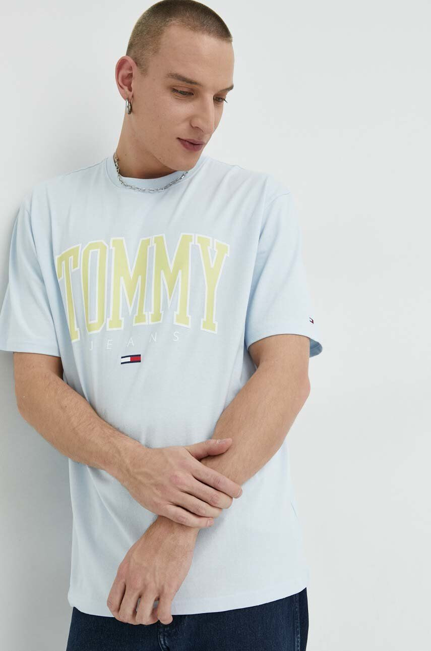 Tommy Jeans Bombažna kratka majica - Pepit.si