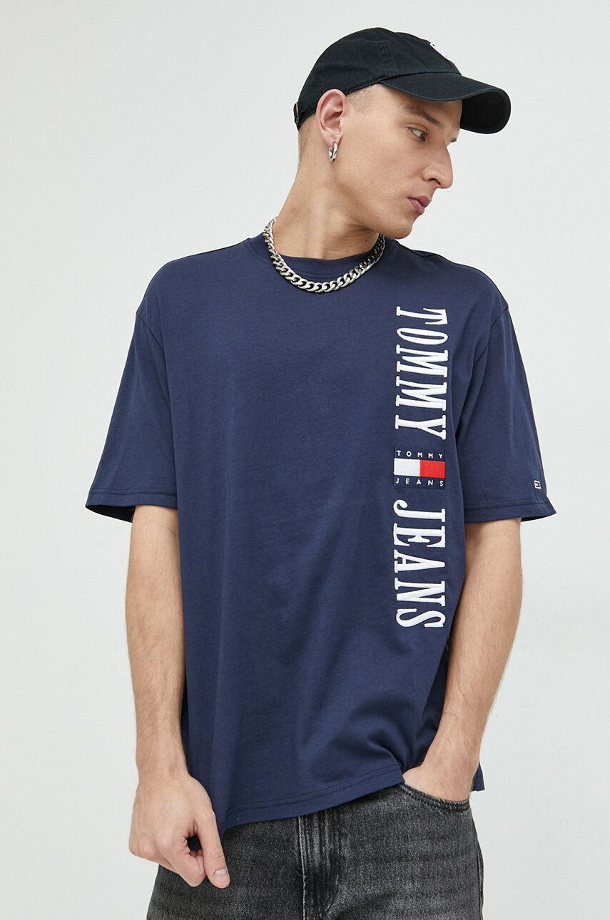 Tommy Jeans Bombažna kratka majica - Pepit.si