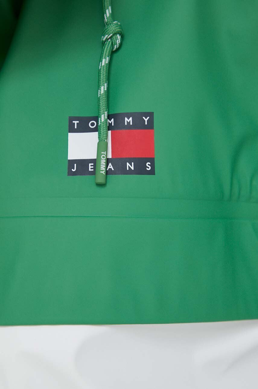 Tommy Jeans Jakna ženska zelena barva - Pepit.si