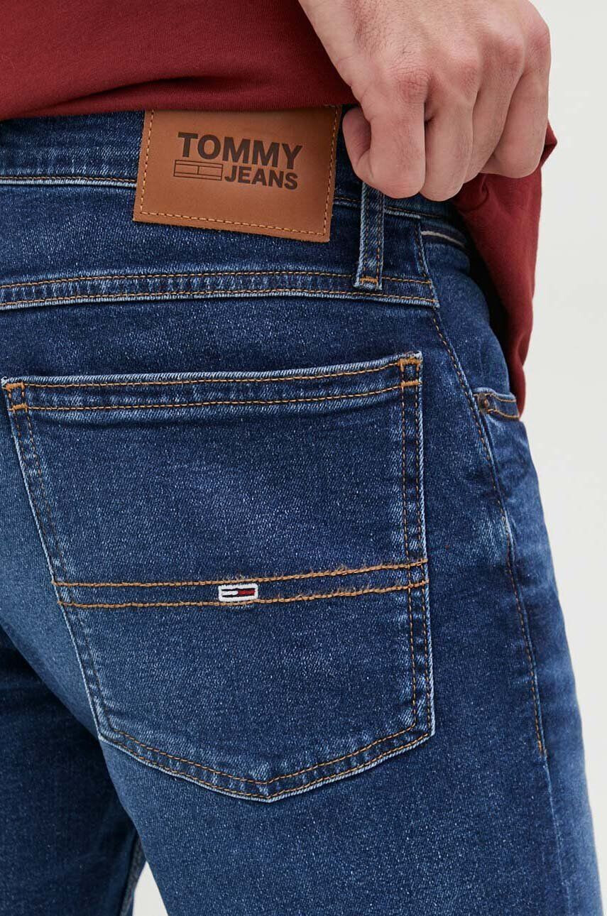 Tommy Jeans Jeans kratke hlače moški mornarsko modra barva - Pepit.si