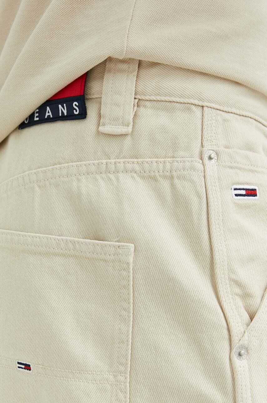 Tommy Jeans Jeans kratke hlače moški bež barva - Pepit.si