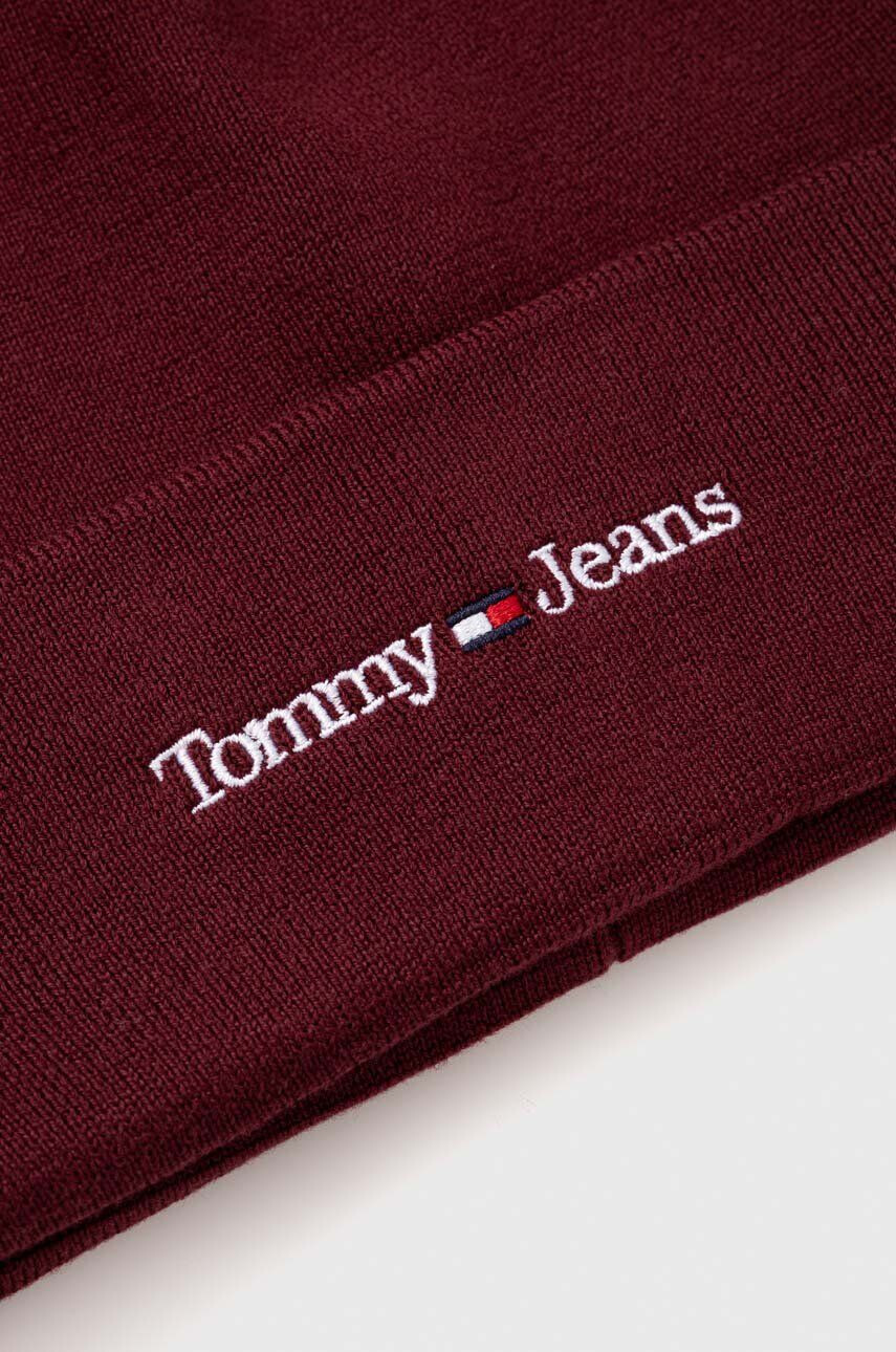 Tommy Jeans Kapa bordo barva - Pepit.si