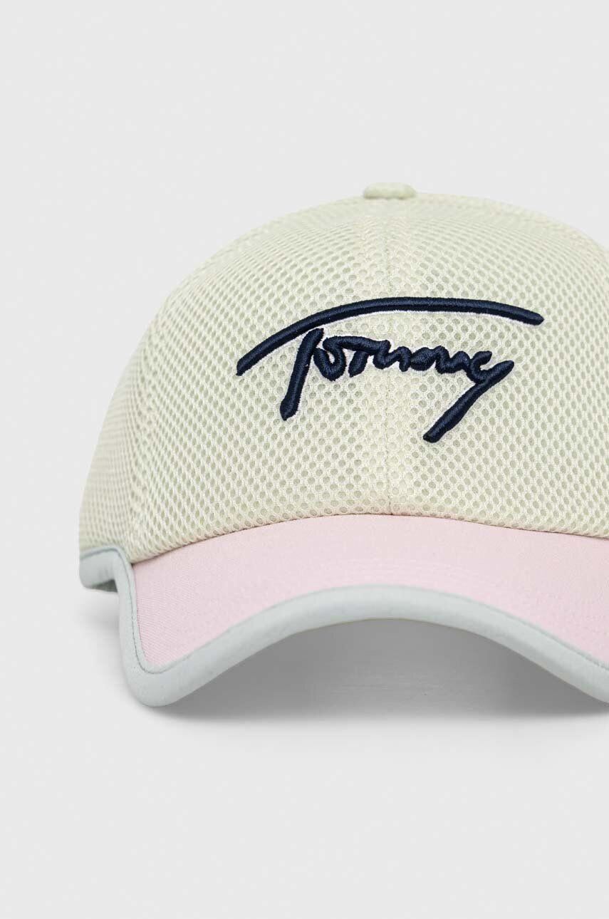 Tommy Jeans Kapa s šiltom zelena barva - Pepit.si