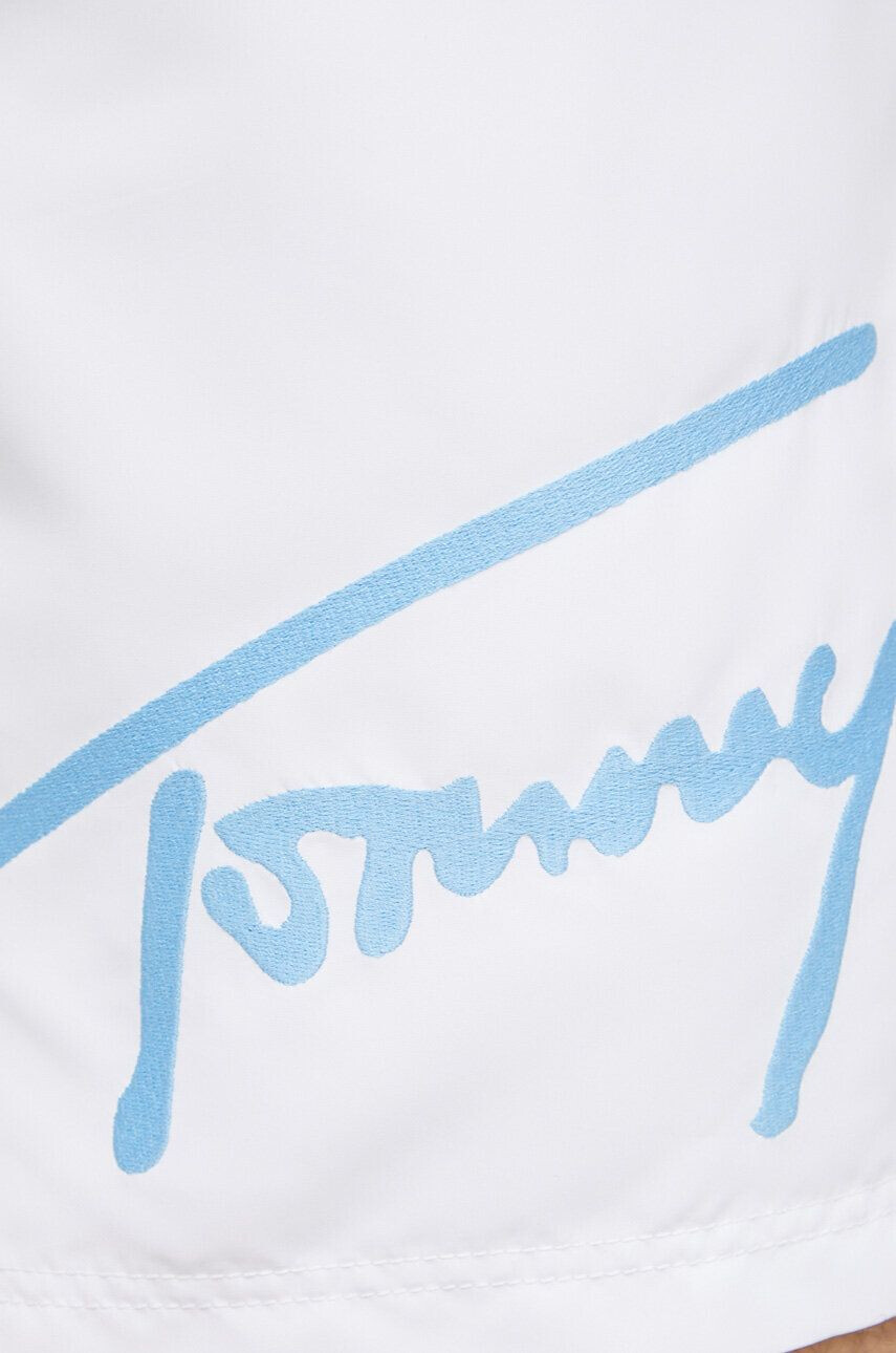 Tommy Jeans Kopalne kratke hlače bela barva - Pepit.si