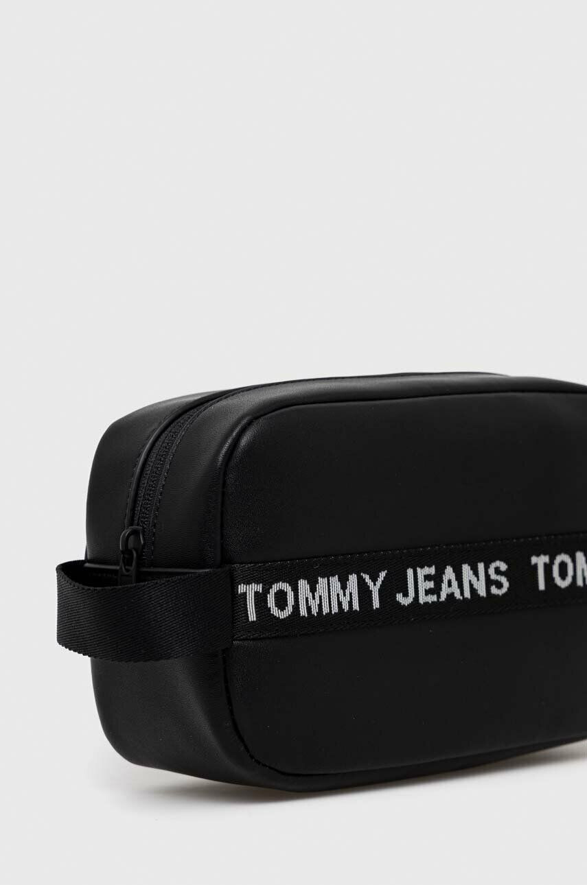 Tommy Jeans Kozmetična torbica črna barva - Pepit.si