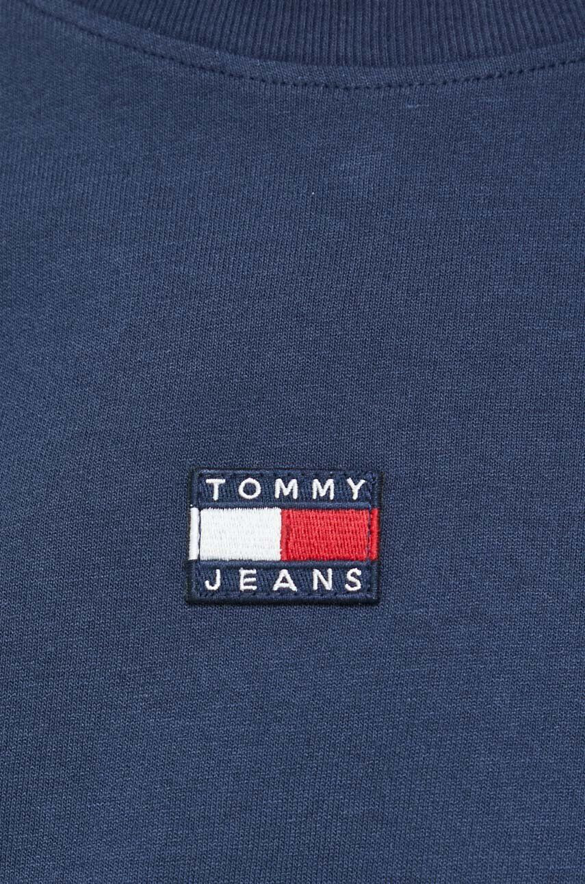 Tommy Jeans Kratka majica ženski mornarsko modra barva - Pepit.si