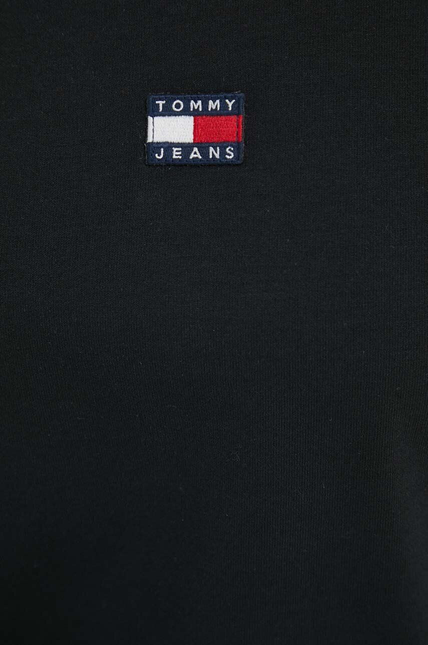 Tommy Jeans Kratka majica ženski črna barva - Pepit.si