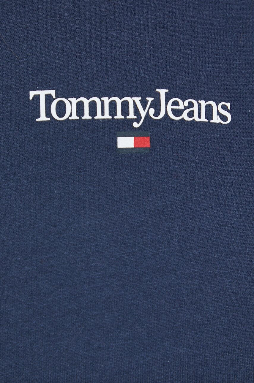 Tommy Jeans Kratka majica ženski mornarsko modra barva - Pepit.si