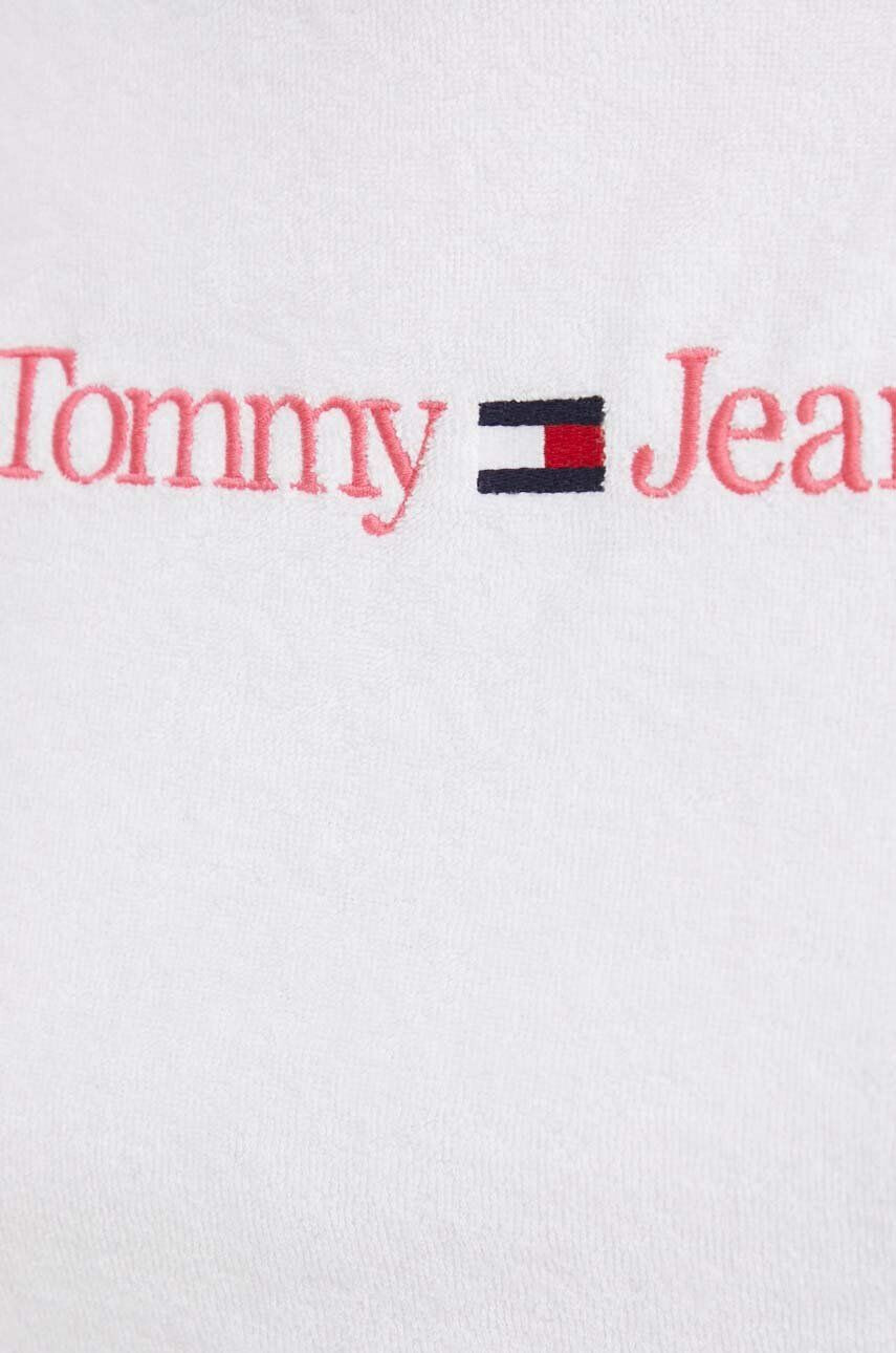 Tommy Jeans Kratka majica ženski bela barva - Pepit.si