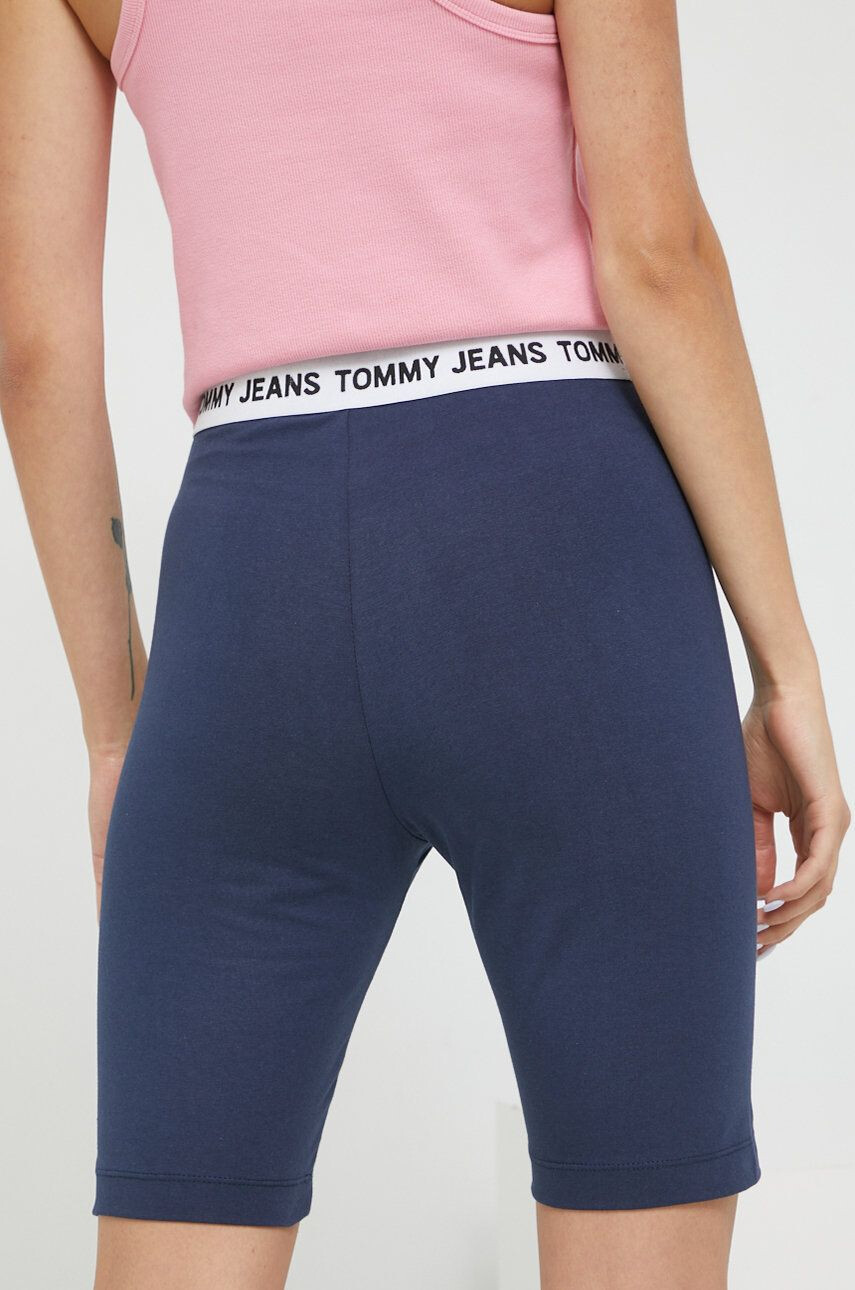 Tommy Jeans Kratke hlače ženski mornarsko modra barva - Pepit.si