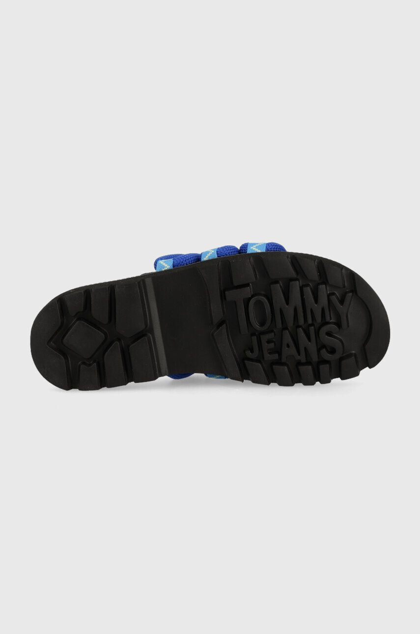 Tommy Jeans Natikači SANDAL ROPE moški mornarsko modra barva EM0EM01149 - Pepit.si