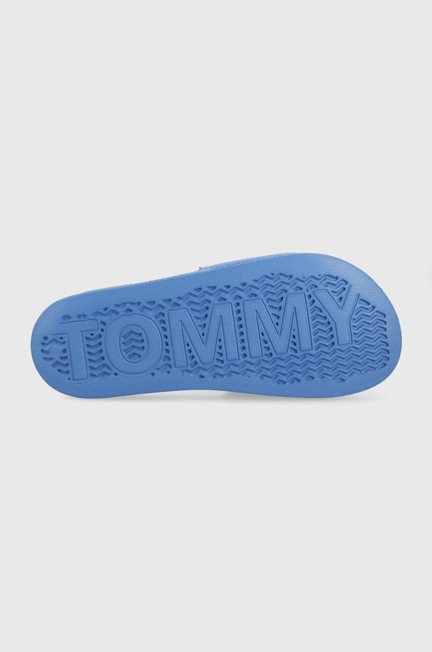 Tommy Jeans Natikači Seasonal Poolslide moški bela barva - Pepit.si