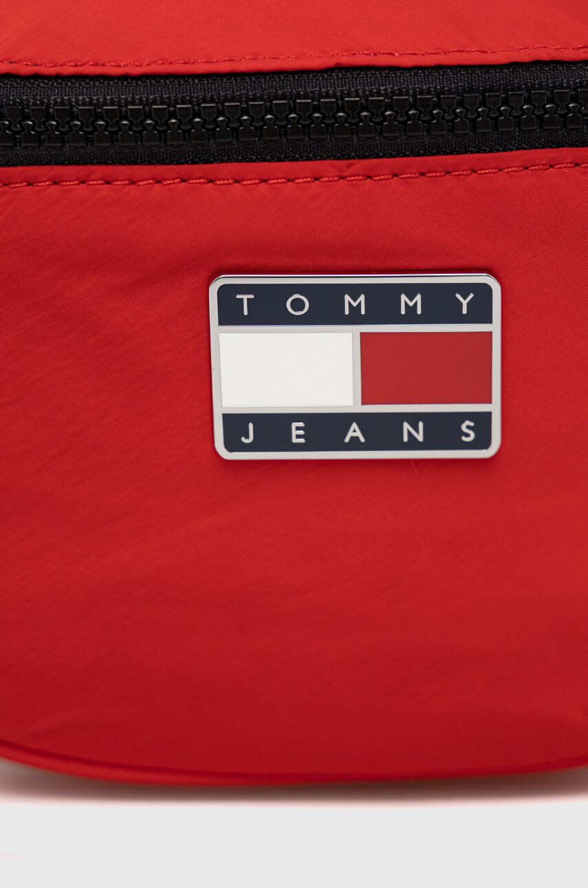 Tommy Jeans Opasna torbica rdeča barva - Pepit.si