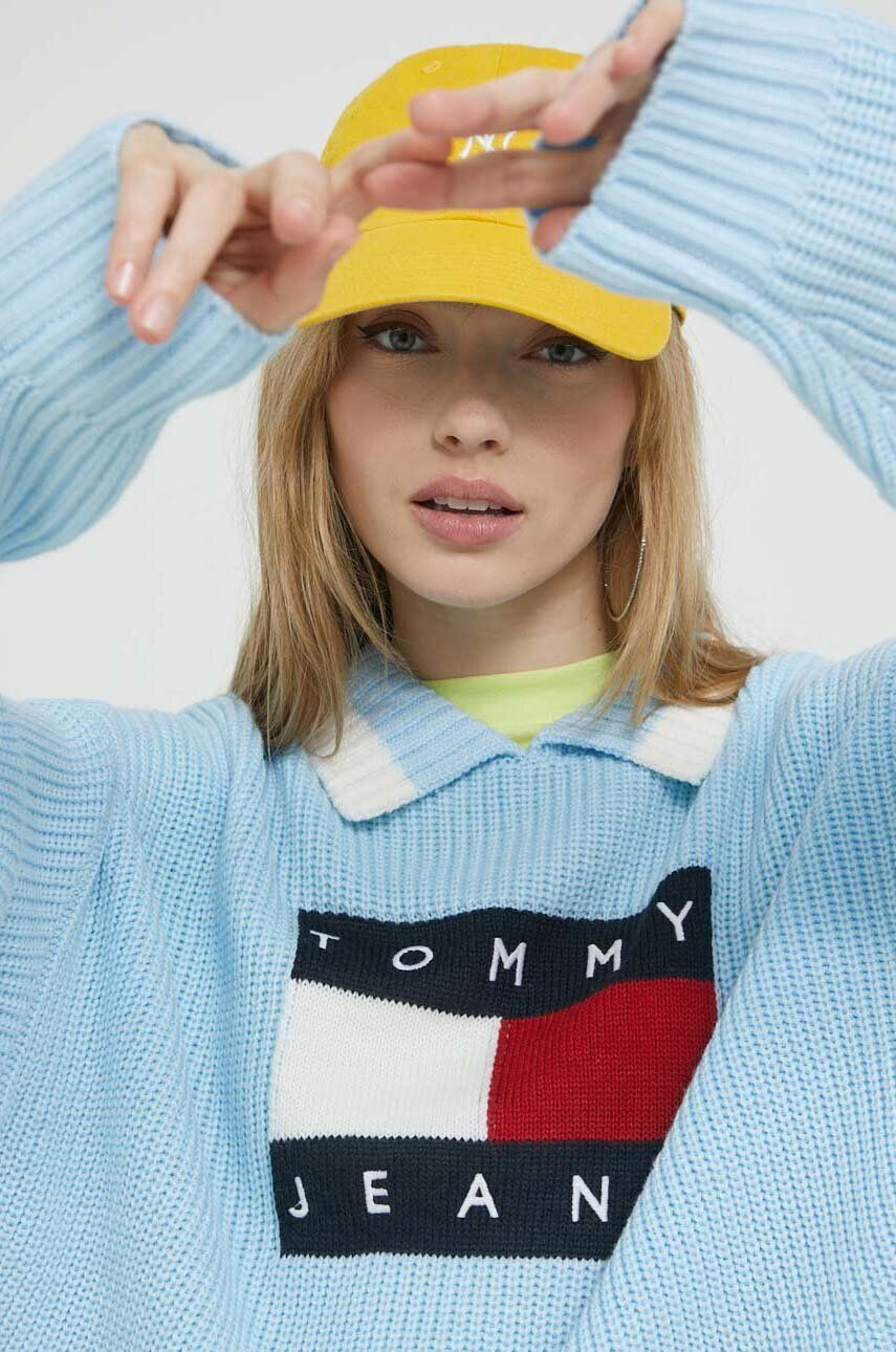 Tommy Jeans Pulover ženski - Pepit.si