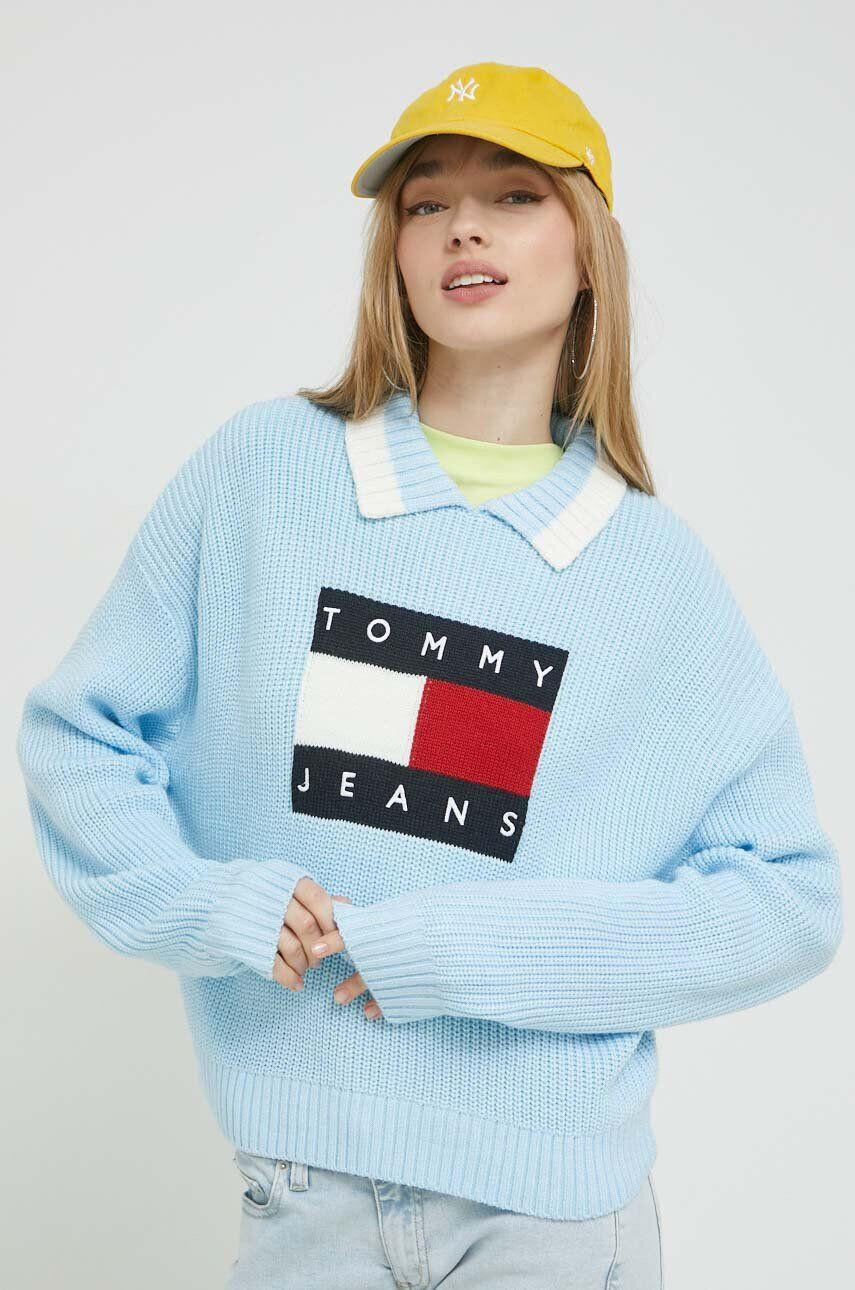 Tommy Jeans Pulover ženski - Pepit.si