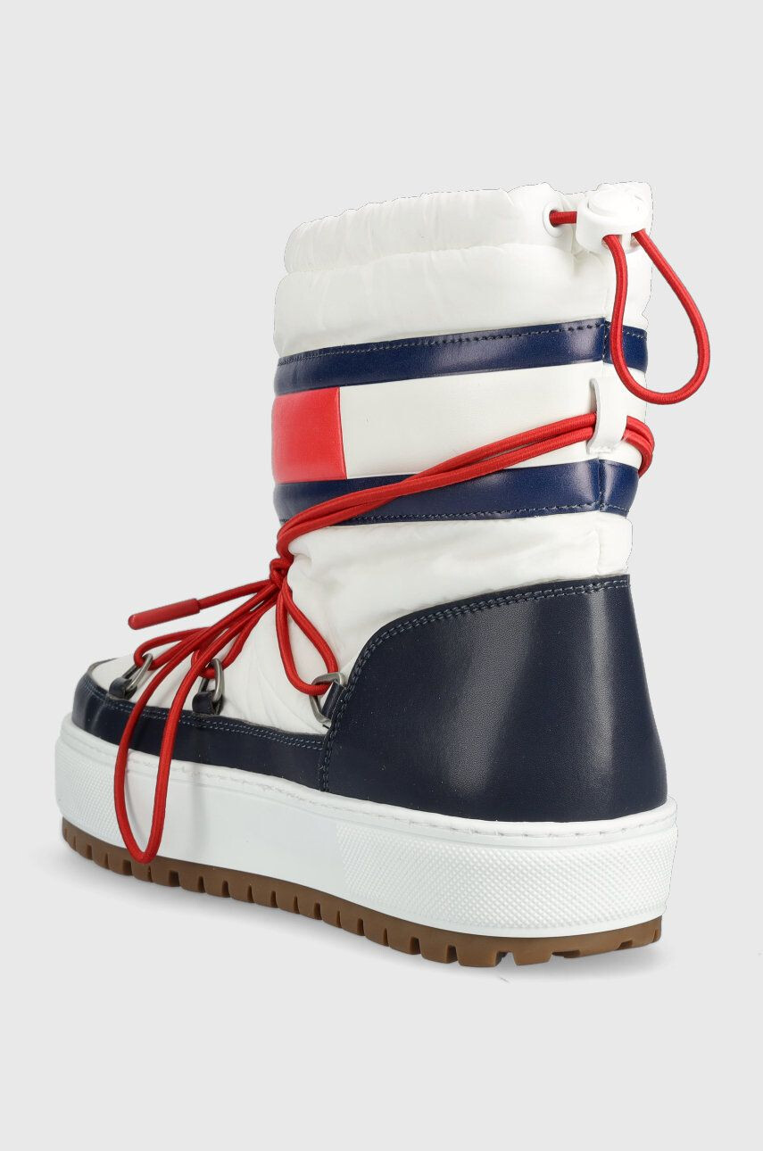 Tommy Jeans Snežke EN0EN02162 SNOWBOOT LOW bela barva - Pepit.si