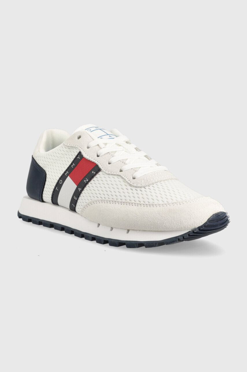 Tommy Jeans Superge RETRO RUNNER bela barva EN0EN02121 - Pepit.si