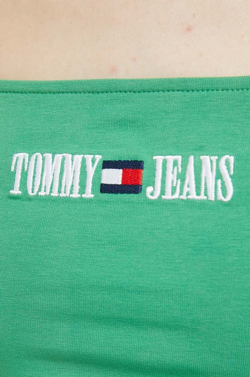 Tommy Jeans Top ženski bela barva - Pepit.si