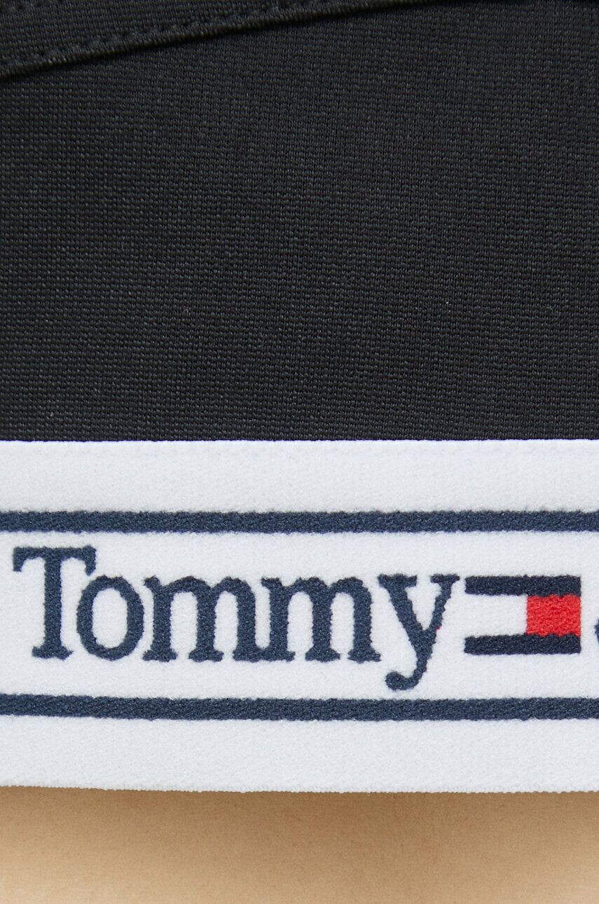 Tommy Jeans Top ženski črna barva - Pepit.si