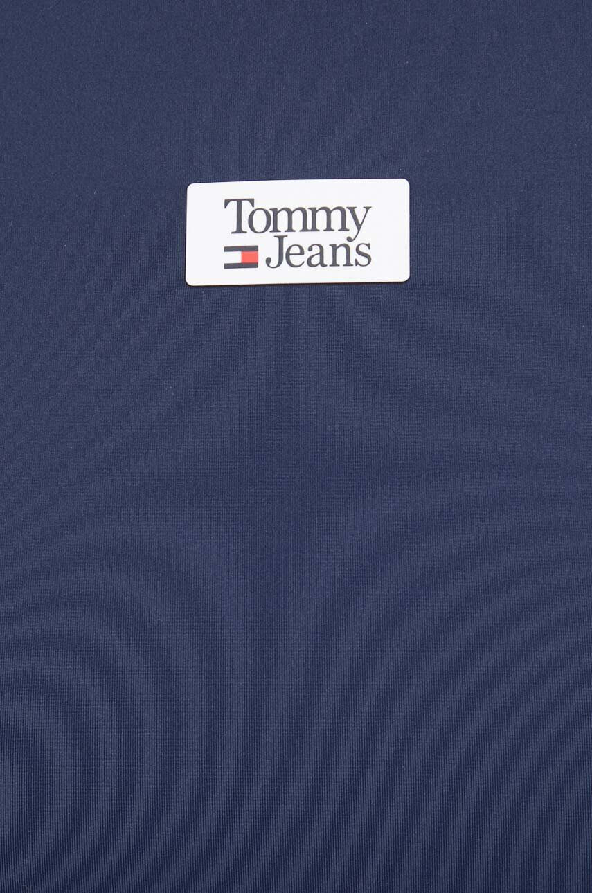 Tommy Jeans Top za kopanje ženski mornarsko modra barva - Pepit.si