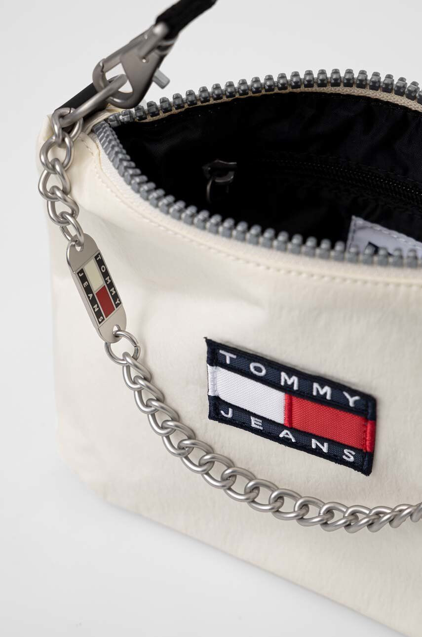 Tommy Jeans Torbica bež barva - Pepit.si