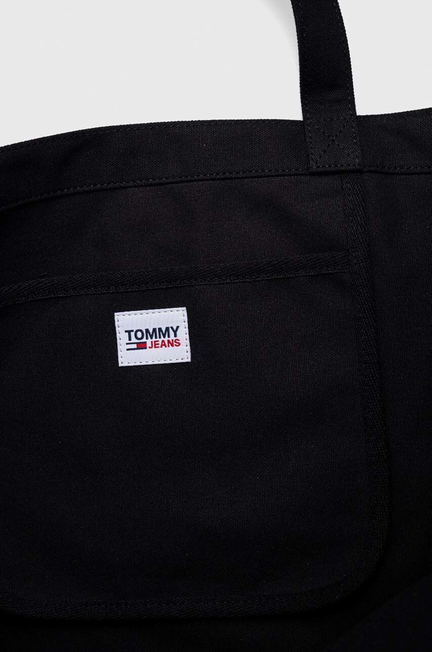 Tommy Jeans Torbica črna barva - Pepit.si