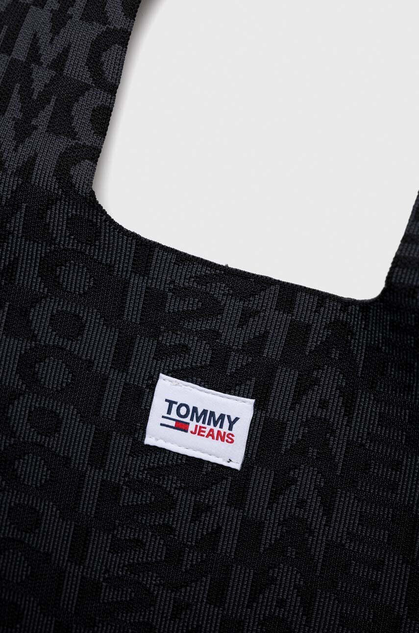 Tommy Jeans Torbica črna barva - Pepit.si