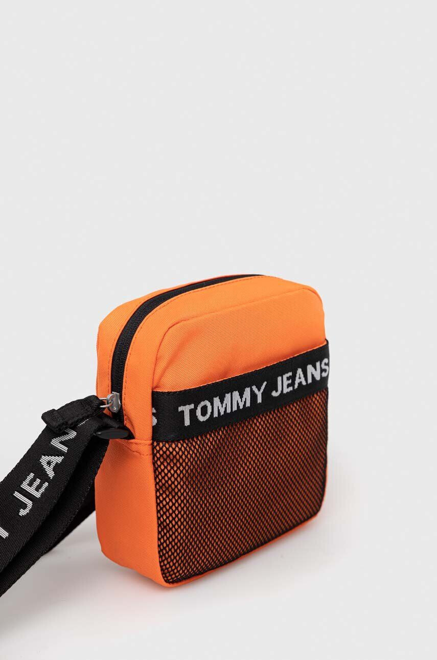 Tommy Jeans Torbica za okoli pasu zelena barva - Pepit.si