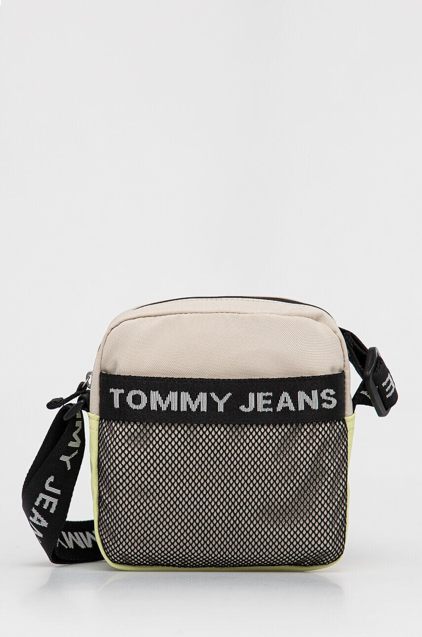 Tommy Jeans Torbica za okoli pasu bež barva - Pepit.si