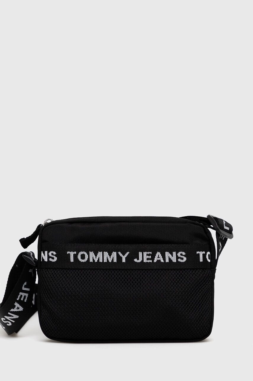 Tommy Jeans Torbica za okoli pasu črna barva - Pepit.si