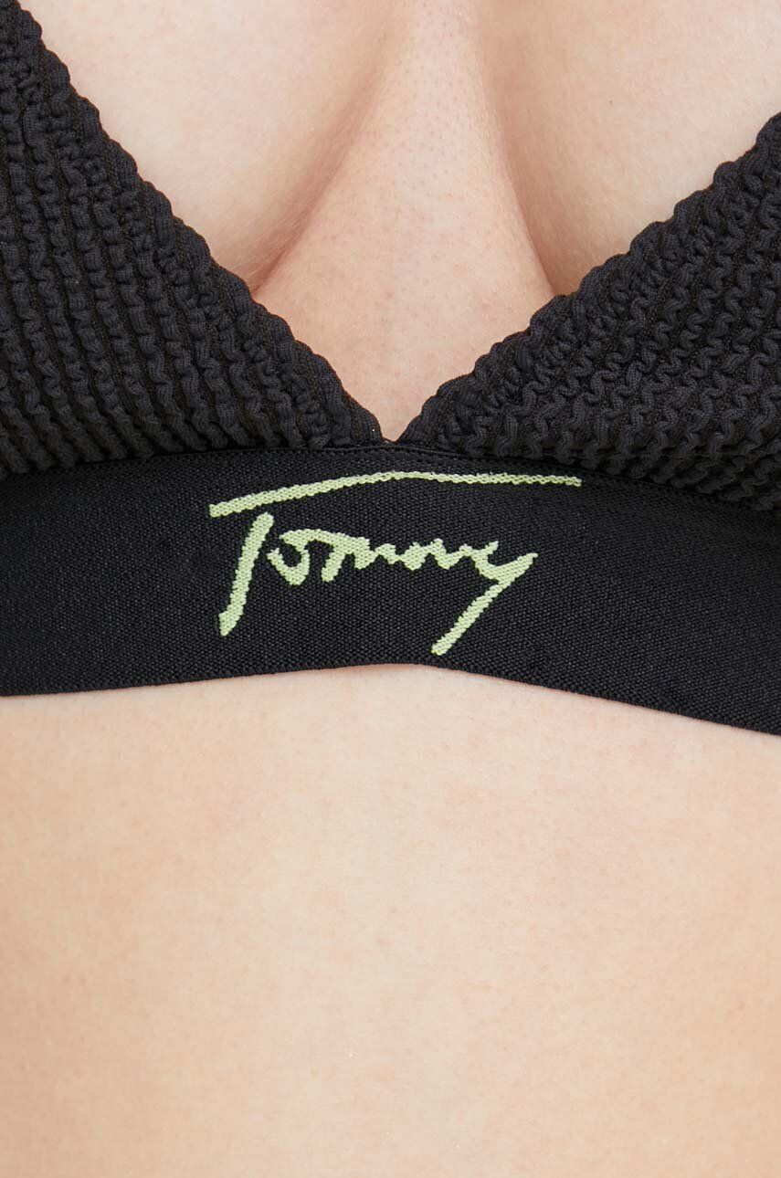 Tommy Jeans Zgornji del kopalk roza barva - Pepit.si