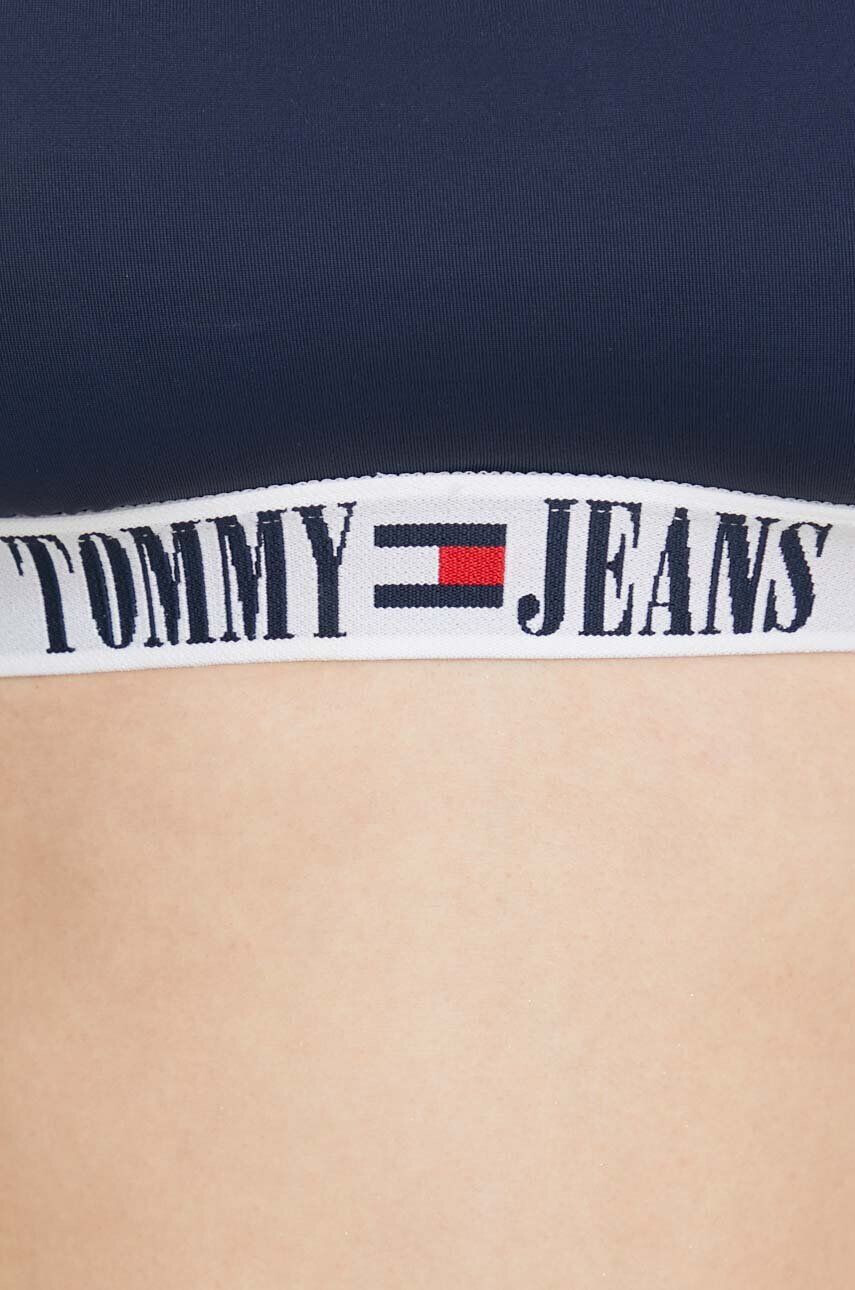 Tommy Jeans Zgornji del kopalk zelena barva - Pepit.si