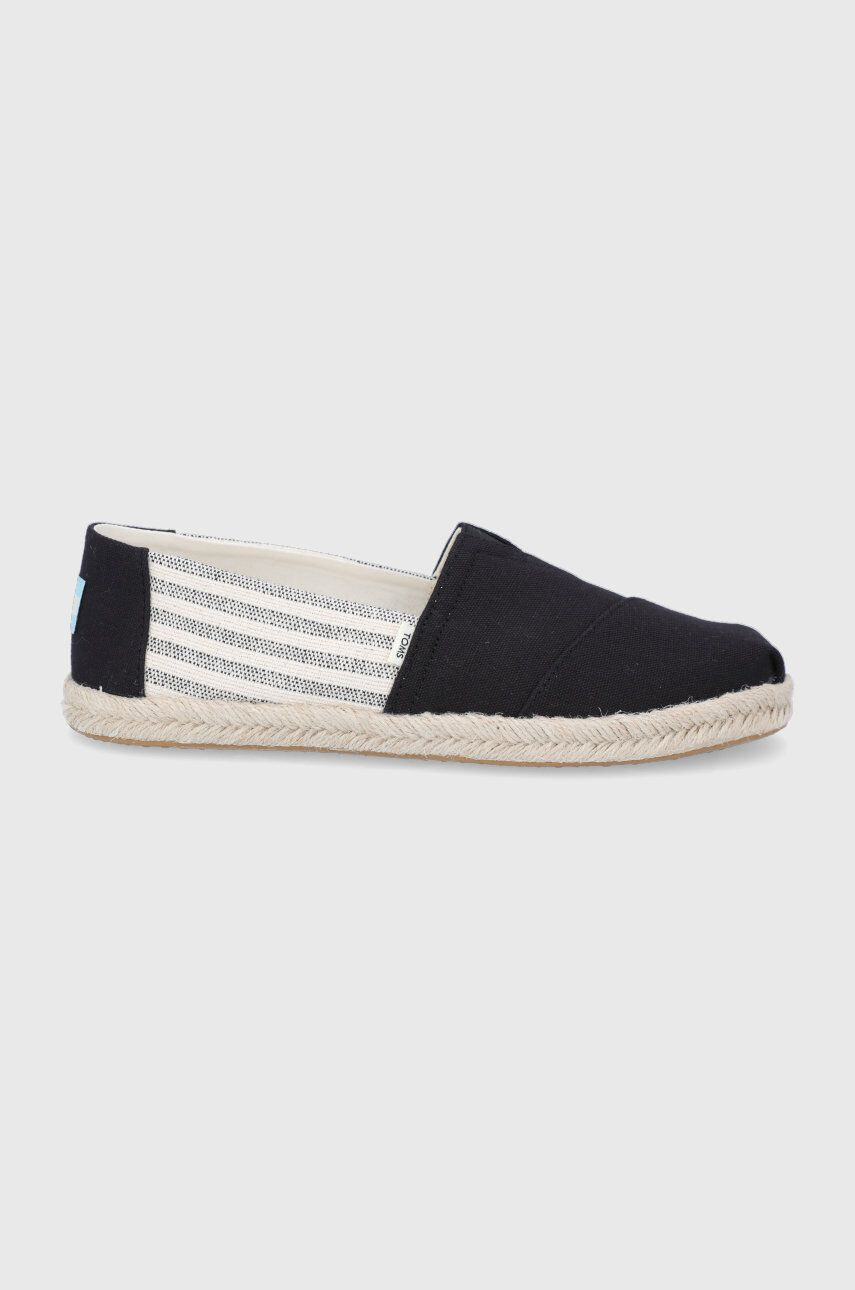 Toms Espadrile črna barva - Pepit.si