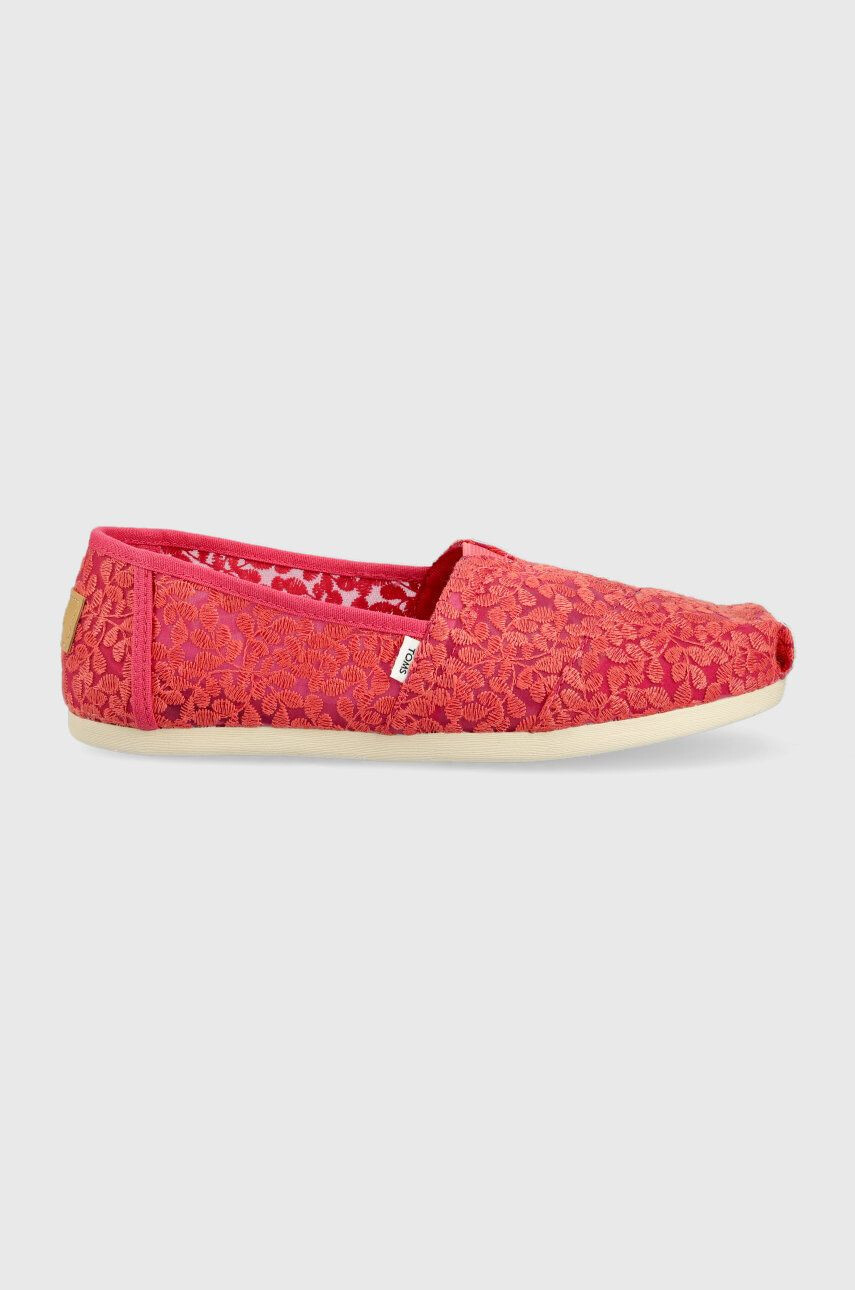 Toms Espadrile Alpargata roza barva - Pepit.si