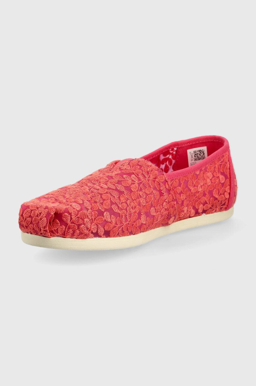 Toms Espadrile Alpargata roza barva - Pepit.si