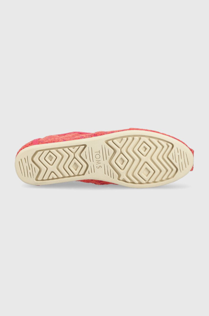 Toms Espadrile Alpargata roza barva - Pepit.si