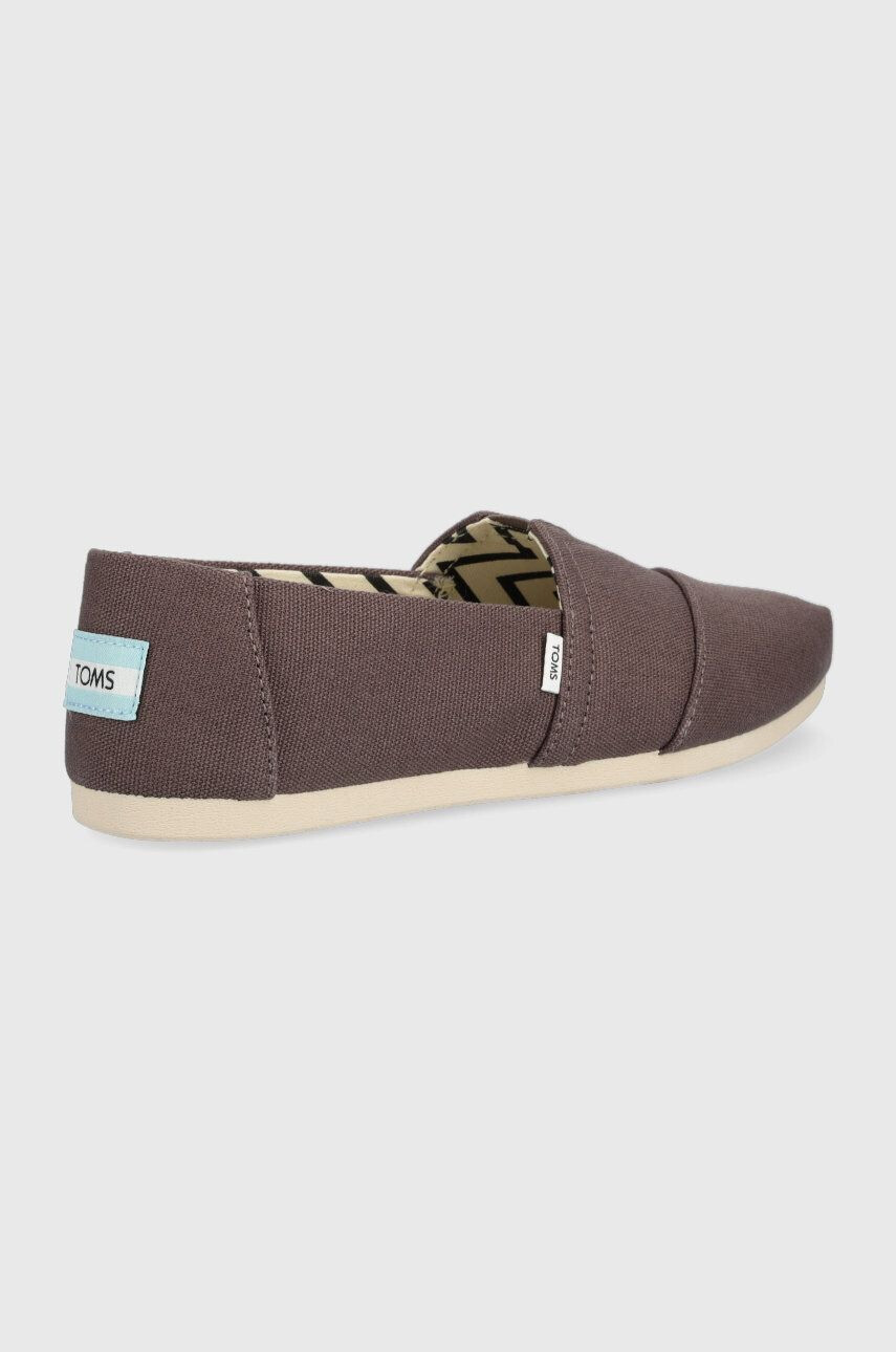 Toms Espadrile Alpargata siva barva - Pepit.si