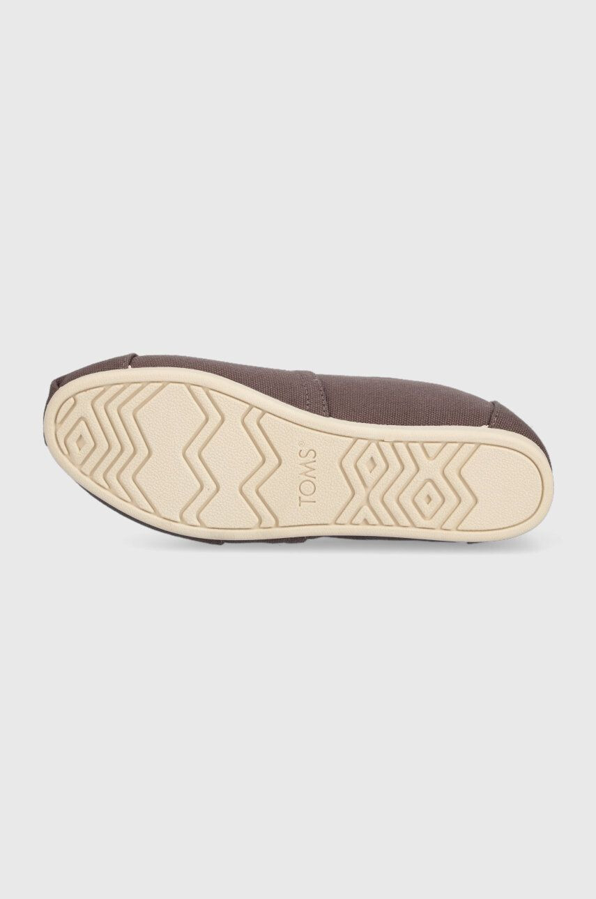 Toms Espadrile Alpargata siva barva - Pepit.si