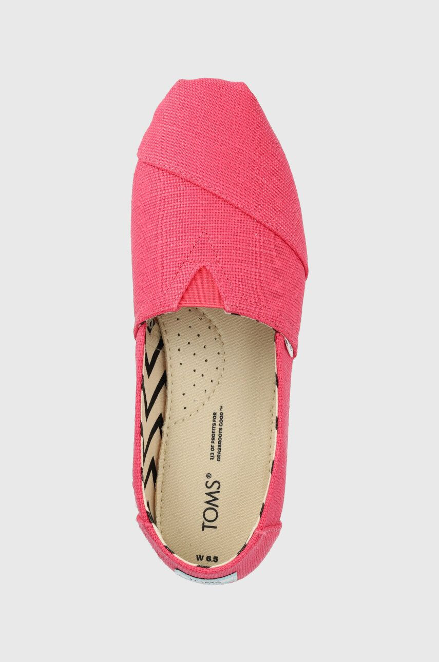 Toms Espadrile Alpargata roza barva - Pepit.si