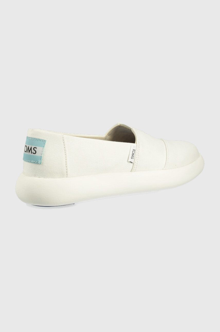 Toms Espadrile Alpargata Mallow bela barva - Pepit.si