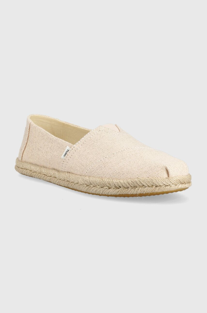 Toms Espadrile Alpargata Rope roza barva 10019903 - Pepit.si