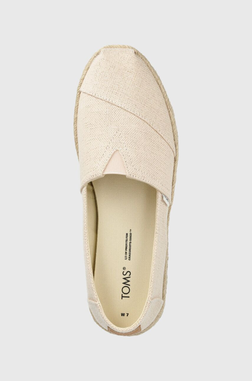 Toms Espadrile Alpargata Rope roza barva 10019903 - Pepit.si