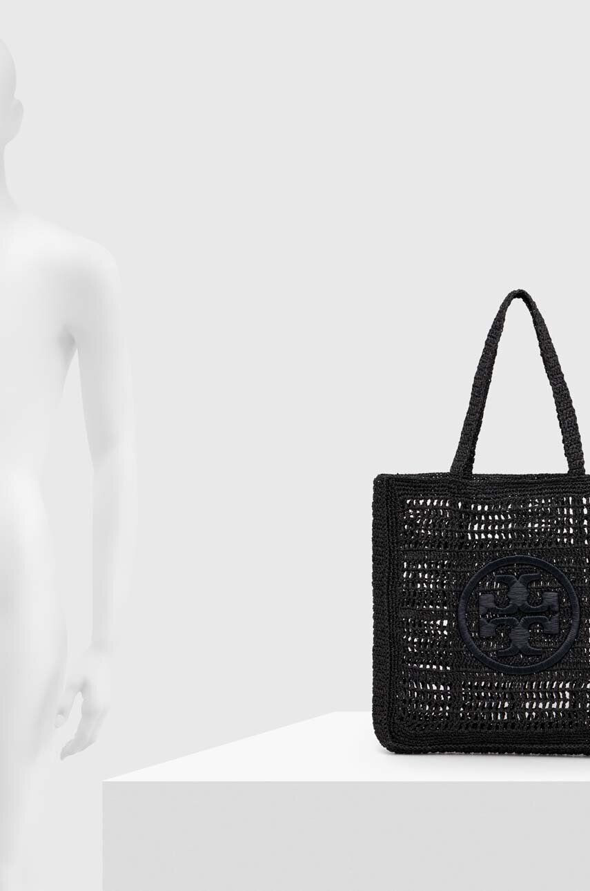 Tory Burch Torbica črna barva - Pepit.si