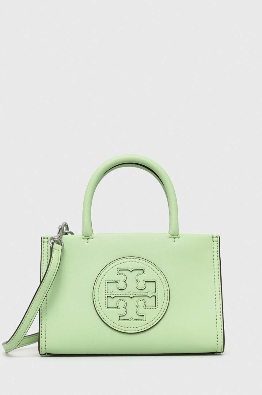 Tory Burch Torbica zelena barva - Pepit.si