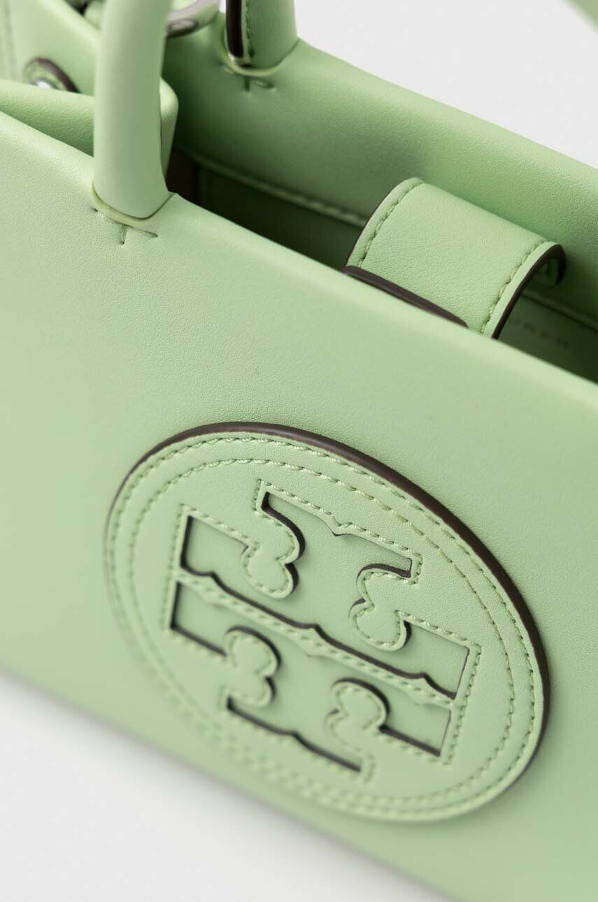 Tory Burch Torbica zelena barva - Pepit.si