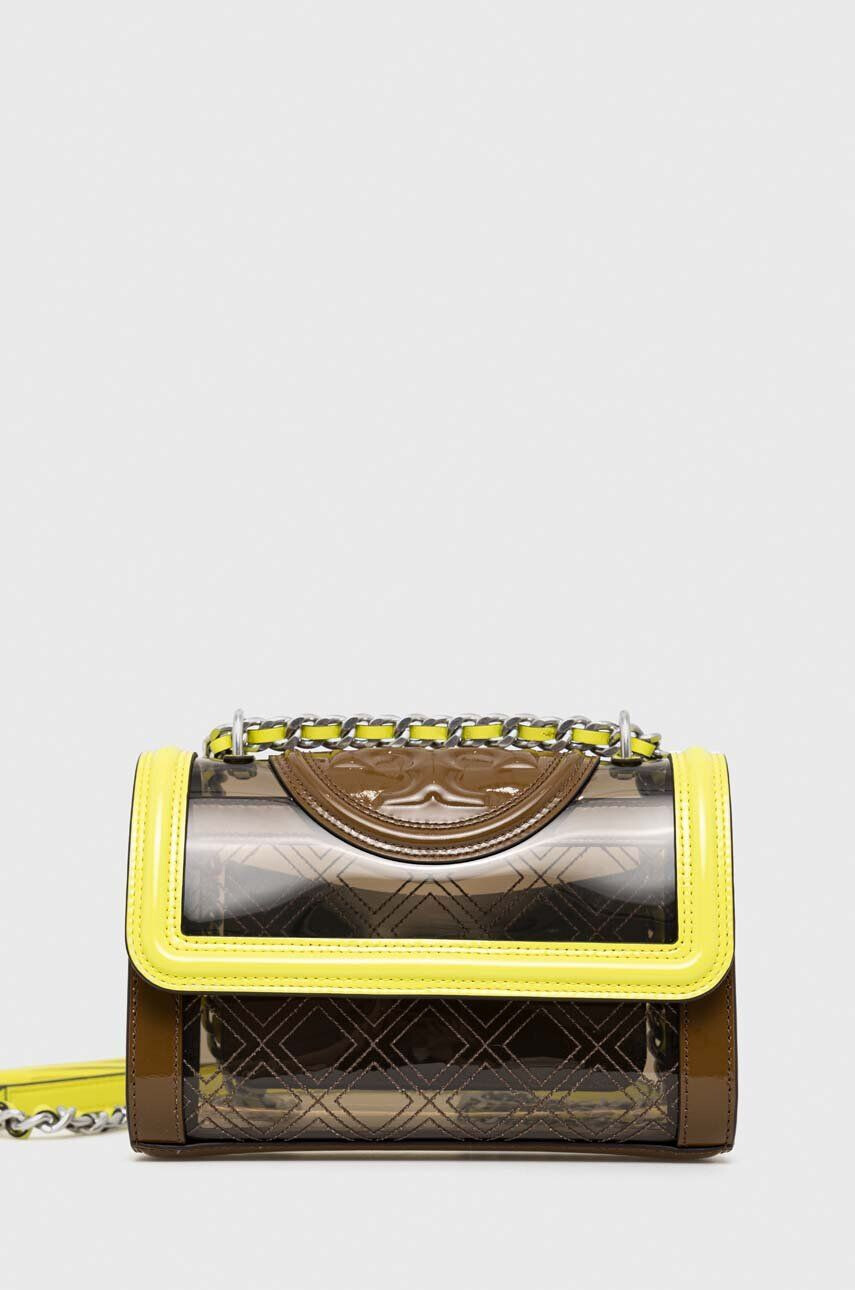 Tory Burch Torbica rjava barva - Pepit.si