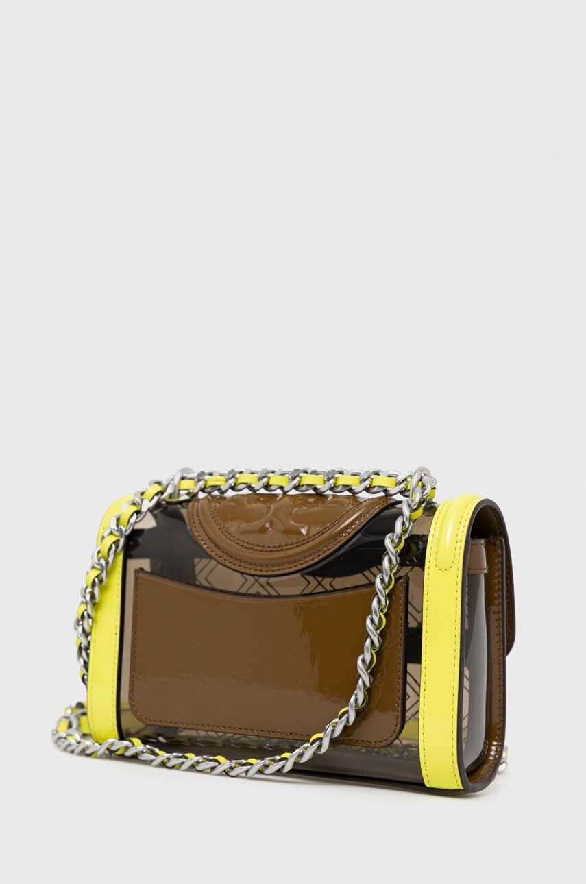 Tory Burch Torbica rjava barva - Pepit.si