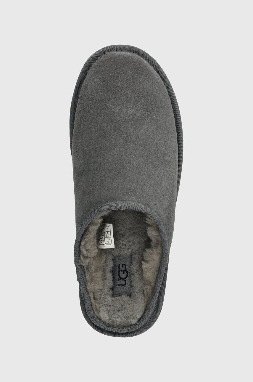 Ugg Copati iz semiša Classic Slip-On siva barva 1129290 - Pepit.si