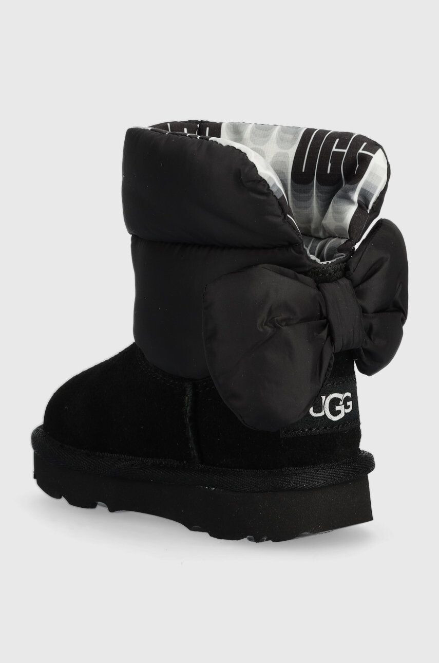 Ugg Otroške snežke Bailey Bow Maxi črna barva - Pepit.si